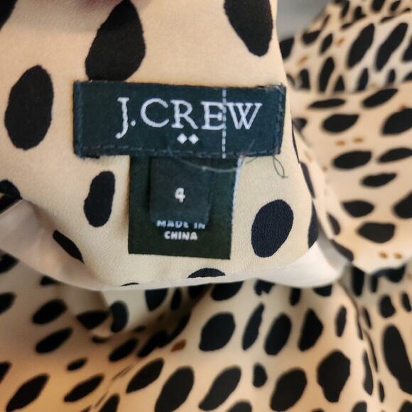 J. Crew‎ Factory Jules Size 4 Wildcat Savannah Shift Dress - Picture 12 of 13